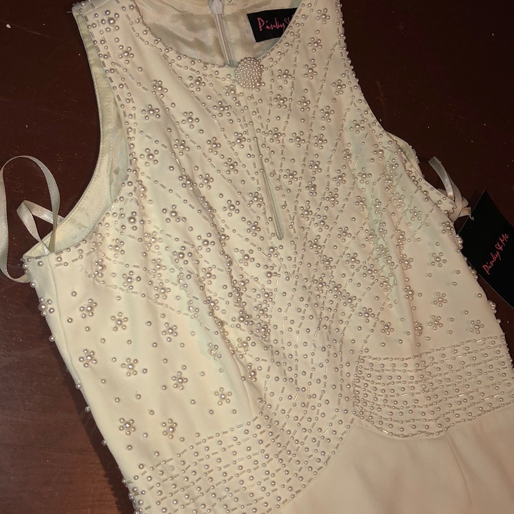 Pinky Ivory dress